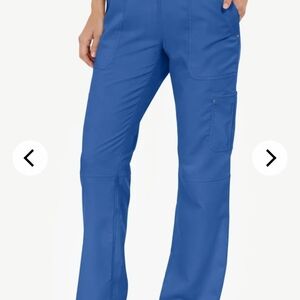 Women's Royal Blue Scrub Cargo Pants